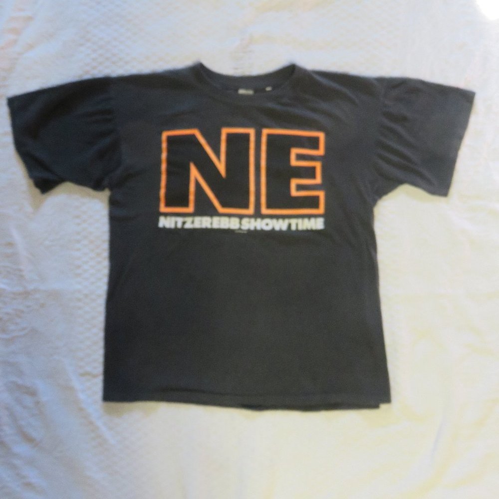 Nitzer Ebb Showtime Tour Shirt 1990 size Large